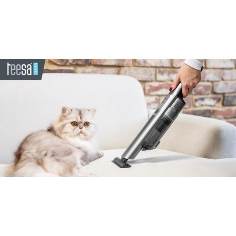 Aspiradora de mano inalámbrica Teesa HEPA de 14,8 V y 200 W. (1/3)