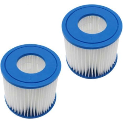 Set 2 Filtre de apa KkvoGmle pour pompe Bestway 58381, PVC, 78x88mm (1/5)