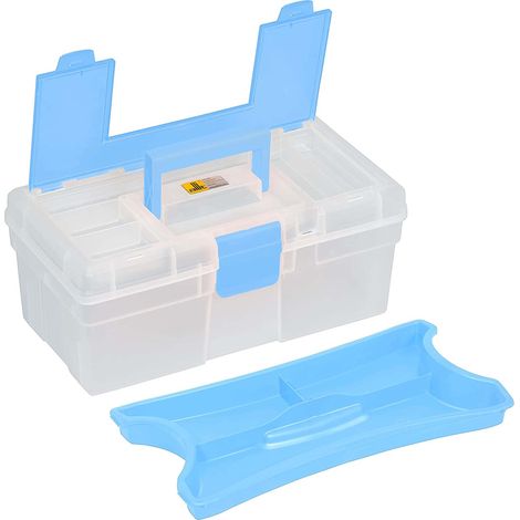 Allit Aufbewahrungskoffer McPlus Clear 12.5 ohne Inhalt Werkzeugkoffer (1/3)