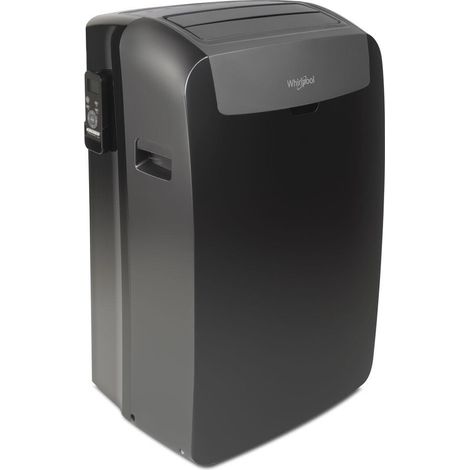 Whirlpool – Climatiseur mobile réversible 9K BTU – Pour pièces jusqu’à 25m² – Classe énergétique A – Niveau sonore 64db – Ventilation et déshumidification (1/5)