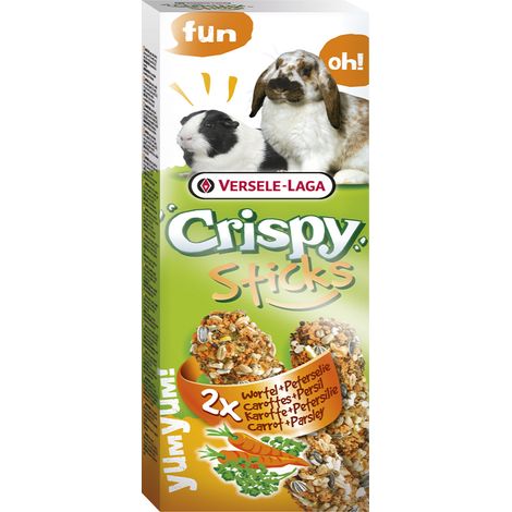 Bastoncini croccanti Rabbit- Guinea maiali carote e prezzemolo, 2 pezzi 110G