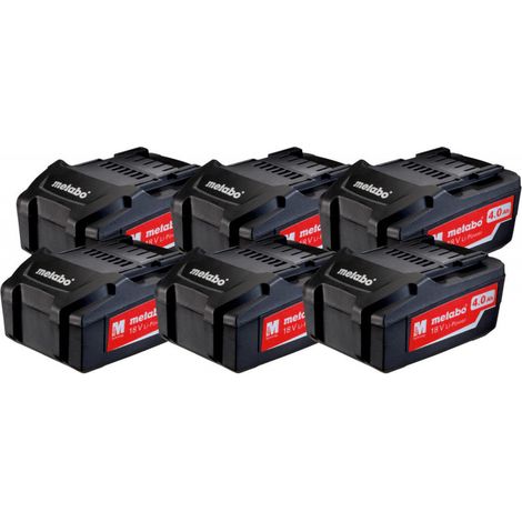 Power Pack 18V (6x4,0 Ah) POWER PACK SET Li-Power - METABO 625151000