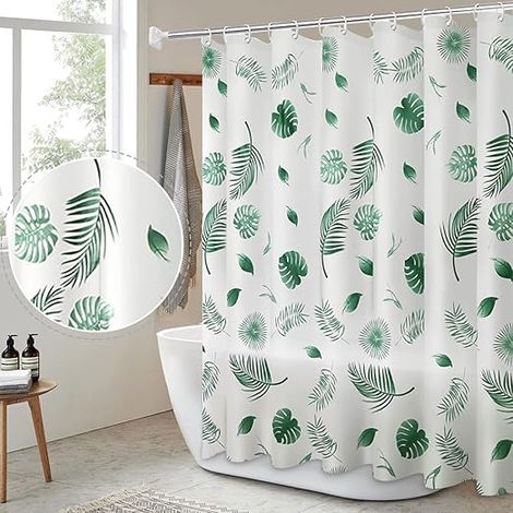 Duschvorhang 180 x 180 cm - Schimmelresistent - Wasserabweisend