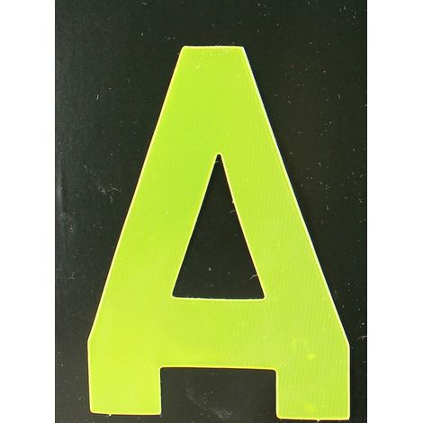 Conacord Reflektierender Klebebuchstabe A gelb A Klebebuchstaben & Zahlen (1/2)
