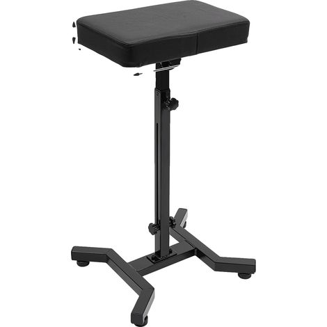 Soporte para brazos y piernas, altura ajustable, acolchado cómodo, color negro. (1/2)
