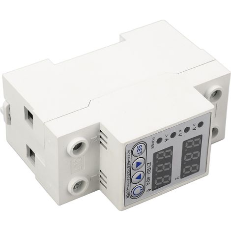 Protecteur de tension automatique 2P 220V AC 40A avec récupération auto, dispositif de protection sur/sous-tension (1/5)