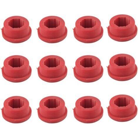 Silentblocs de bras de suspension inférieurs (LCA) rouges résistants, silentblocs de carrossage arrière décoratifs en polyuréthane, accessoire auto pour route (1/5)