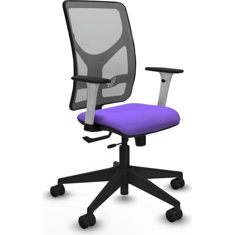 Chaise de bureau piqueras y crespo Motilla blanc support lombaire ajustable (1/2)