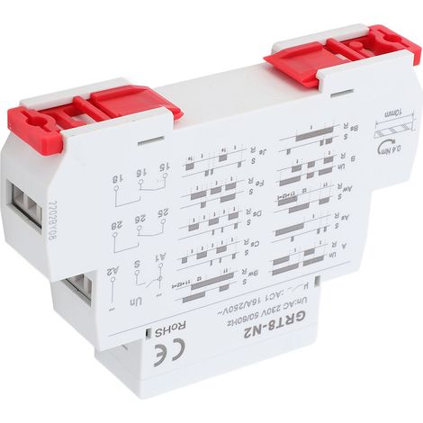 Relais temporisé multifonction, boîtier antidéflagrant, indicateur LED, relais répéteur électronique, 230 V CA (1/5)