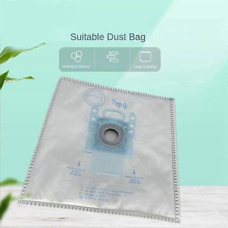 NALOOKAMIC Sacs à poussière de type G compatibles avec les aspirateurs Bosch série G et SIEMENS BSGL3126GB, BSG6, BSG7 et GL30 Pro. (1/4)