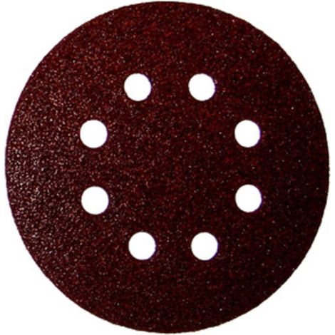 DISCO ABRASIVO VELCRO 8 FORI D 125 MM GRANA  60- 50,0 pz