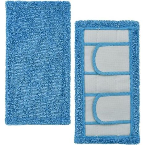 Bardusch-2 pcs Serpillères Réutilisables pour Balai Swiffer Sweeper,Recharges pour Serpillères Lavables en Microfibre (1/4)