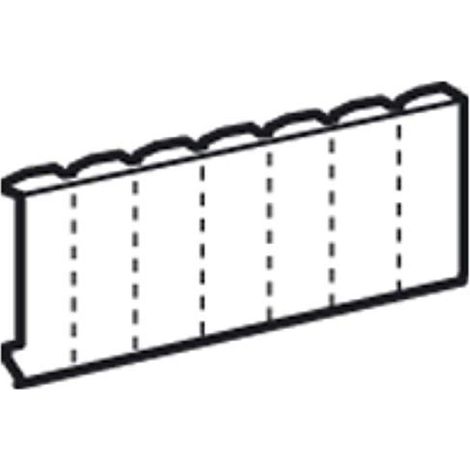 Legrand – Obturateur blanc RAL 9010 pour tableau électrique 13 modules – Auto-extinguibilité 750 °C – Compatible coffrets Ekinoxe 13/18 modules