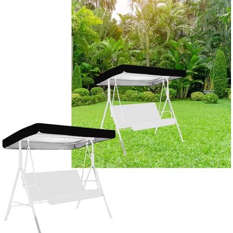 1 Stück Schaukelüberdachung Wasserdicht und sonnenbeständig Sonnenschutz Schutzhülle 190 x 132 x 15 cm Kann als Überdachung für eine Terrassensch (1/5)