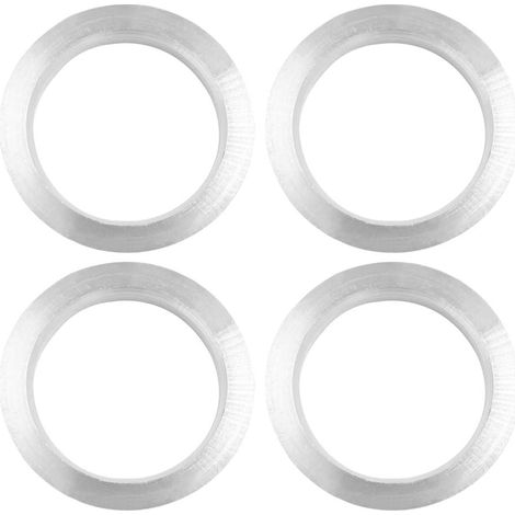 sourcing map Wheel Centring Ring 73.1 to 57.1mm 4pcs Aluminum Eliminates steering wheel vibration, precise positioning, perfect fit, designed for easy installation (1/5)