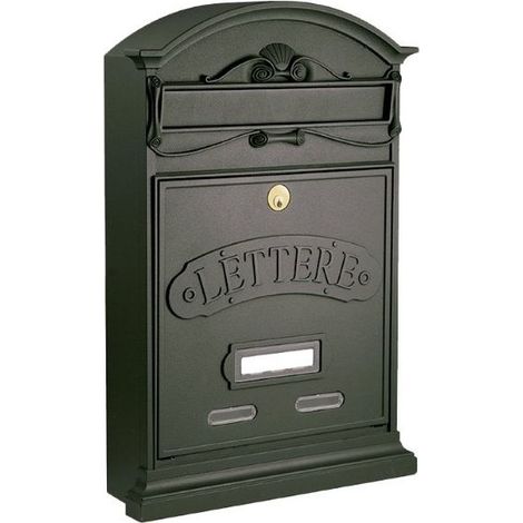 Alubox 88465 Serie Lettere Cassetta Postale in Ghisa colore Grigio Opaco