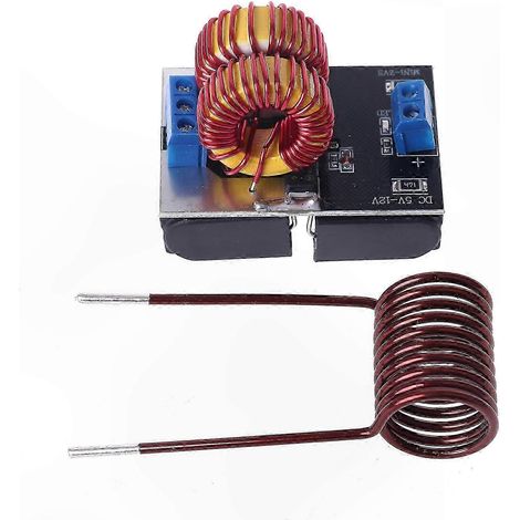 Bobine de chauffage DIY 12V ZVS, plaque de chauffe inductif 5V12V 120W, module driver flyback sans ventilateur, kit de bobinage pour chauffage miniature (1/5)