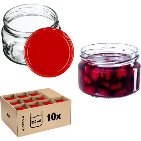 KADAX Glas Klara 250ml fi82 TO-250/1 Packung mit 10 Stück (1/5)