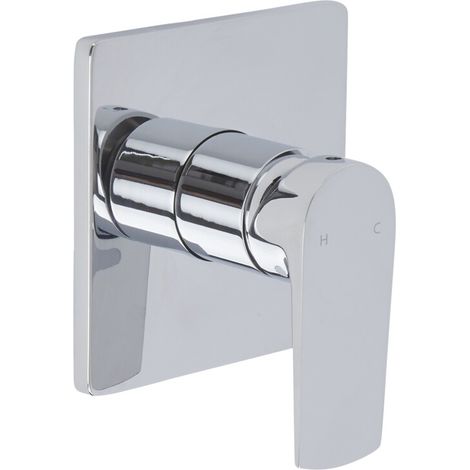 Milano Hunston Manual Mixer Shower Valve with 1 Outlet - Chrome (1/3)