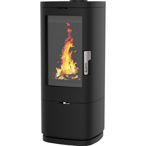 Gusseisen-holzofen 11,5 kw maonie schwarz - Supra - FR9016180B (1/3)