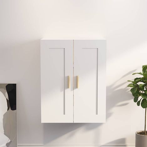 vidaXL Wall Cabinet White 69,5x32,5x90 cm Engineered Wood (1/5)