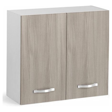 Kit cucina pensile 2 ante 80x30x72h finitura larice grigio - Salone (1/2)