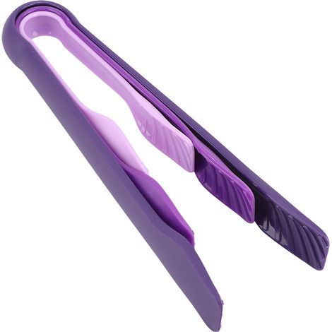 3 Pièces Pince à Pain Multifonction en Plastique pour Cuisine et Pâtisserie Domestique (Violet) (1/5)