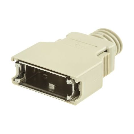 Capot Sub-D 3M série 103, 20 contacts, en ABS boîtier D avec Serre-câble ( Prix pour 1 )