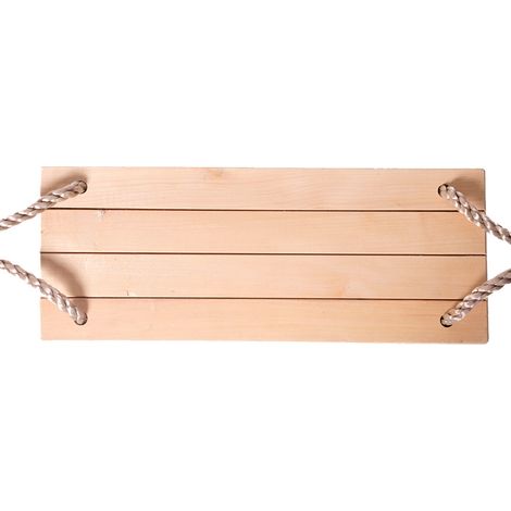 Balançoire en bois d'extérieur, siège de balançoire, balançoire pour enfants réglable en hauteur MNS (1/2)