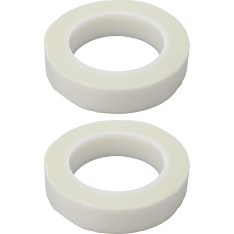 Ortviai Ruban adhésif en tissu de fibre de verre – 2 pièces, 25 mm x 30 m, épaisseur colle 0,22 mm, résistant à -50 °C/+260 °C (1/3)