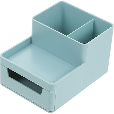 Caja organizadora para material de oficina, organizador de sobremesa, caja decorativa para bolígrafos y objetos pequeños. (1/5)