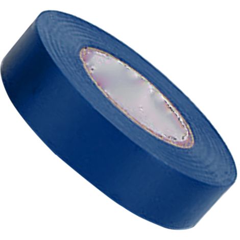 Ruban isolant électrique PVC universel résistant haute tension 600V, fournitures industrielles, bleu, 1500 cm (100 mètres) (1/4)