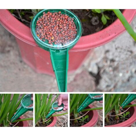 Différentes tailles d'épandeurs de graines, d'outils de jardinage, de jardinières réglables, de transplanteurs et de perf (1/3)