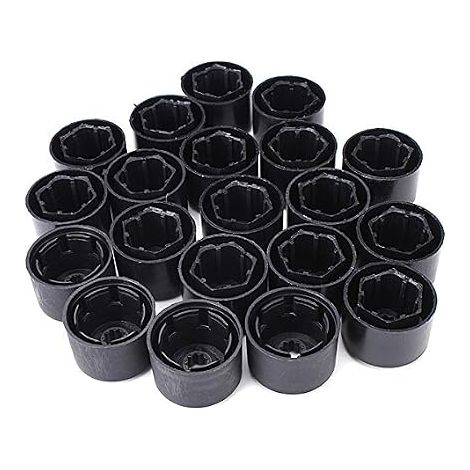 20 cache-écrous de roue 17 mm compatibles avec VW Golf Mk4, Passat et Audi Beetle