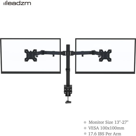 Support de télévision mobile TSNS-03 inclinable à 90°, rotatif à 360°, 8 kg, avec niveau à bulle, VESA maximum 100100, noir. (1/5)