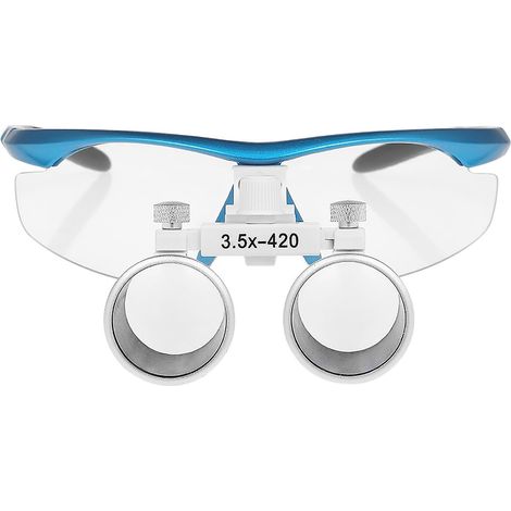 Loupe binoculaire pour dentistes, grossissement 3,5x, longueur 420 mm, verre optique, loupe chirurgicale