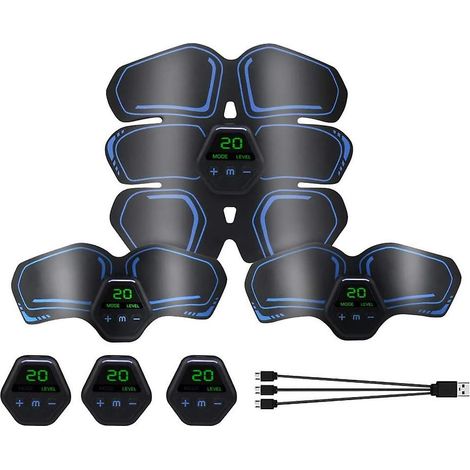 Gerät zur elektrischen Muskelstimulation (EMS), Bauchmuskelgürtel, Muskeltrainingsgerät, Schlankheitsgürtel, Bauchmuskeltrainingsgerät - AquaForge (1/5)