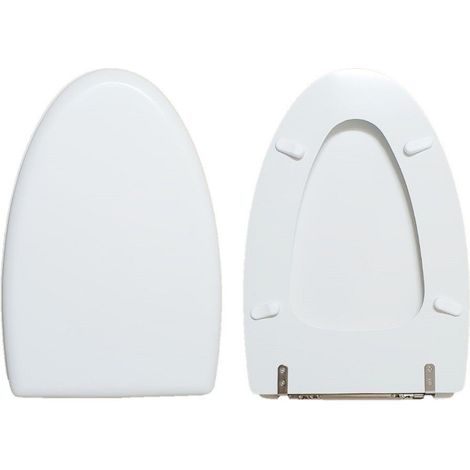 Copriwater Synua Axa legno rivestito in resina poliestere bianco (1/4)