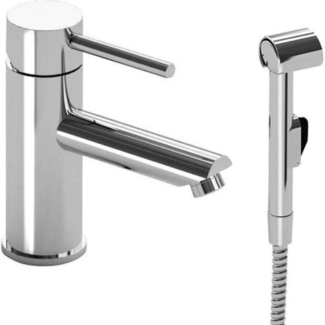 Sapho Rhapsody - Waschtischarmatur mit Bidetbrause, Chrom 1209-09 (1/5)