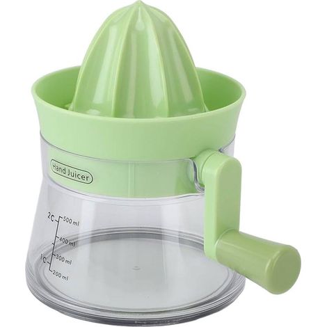 Extracteur de jus manuel pour oranges et citrons, presse-agrumes domestique, compresseur manuel vert (1/5)