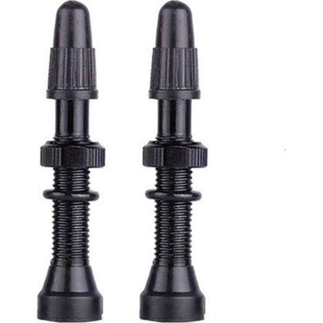 1 paio di valvole tubeless, componenti per biciclette, valvole tubeless per biciclette, inserto valvola tubeless, valvole Presta per biciclette, per bici da strada e mountain bike (1/5)
