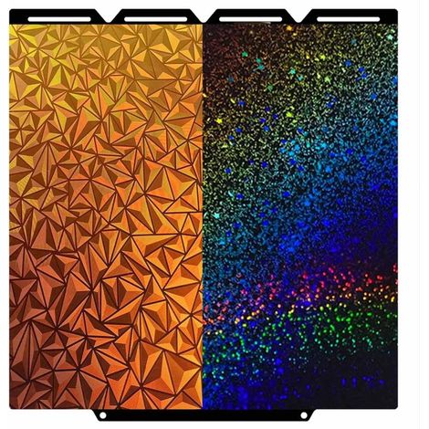 Plaque de construction adaptée à l'imprimante 3D Snapmaker U1, motif PEY lisse et dégradé PEO, lit d'impression Double face, plate-forme de foyer 276x293mm (1/5)