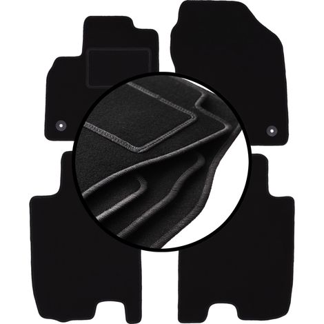 Komplettset Veloursmatten für: Honda City V FL Limousine (2011-2013) (1/5)