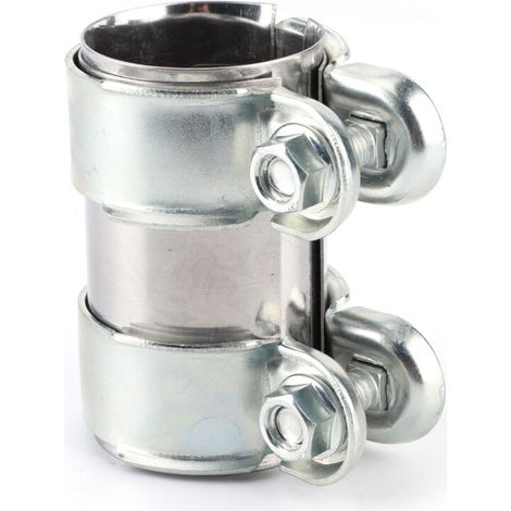 Conector de manguito de abrazadera para tubo de escape 1K0253141M apto para A1 A3 A4 A5 A7 50x95mm-Crezuo