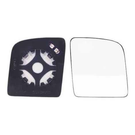 Verre de rétroviseur supérieur droit convexe chauffant Ford Tourneo - Transit Connect 1 phase 1 et 2 2003-2009