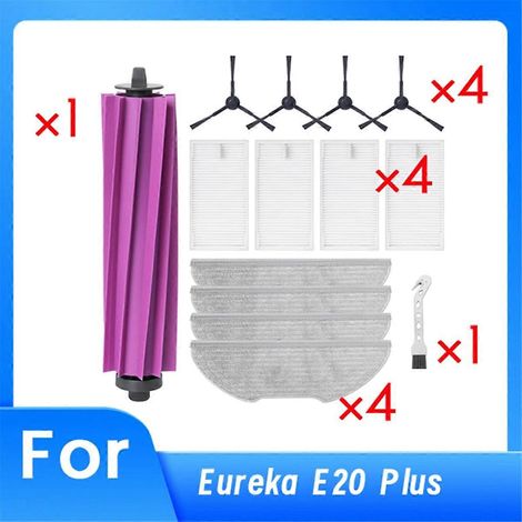 Vacuum Cleaner Accessories Roller Side Brush HEPA Filter Mop Pad--