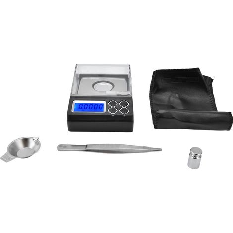 Digital Carat Scale Portable Accurate Digital Milligram Scale for Jewelry Weighing30g/0.001 (1/5)