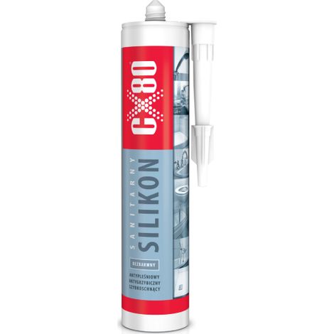 Silicone sanitaire incolore 300 ml - CX-60167