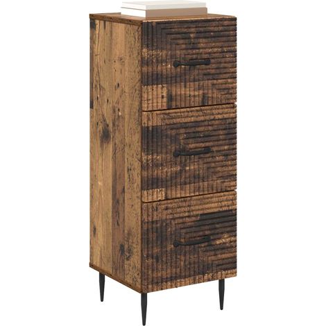 Maison Exclusive - Mobile con Cassetti Legno antico 33 x 34,5 x 89,5 cm