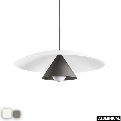 Lampe de suspension - OLEMI BLANC - GRIS (1/3)